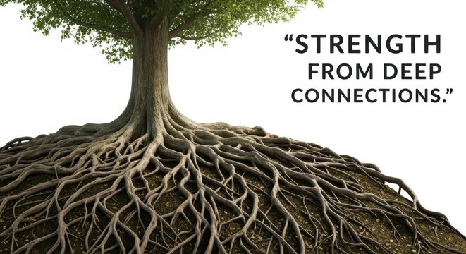 Intricate Tree Roots Network from anc 1