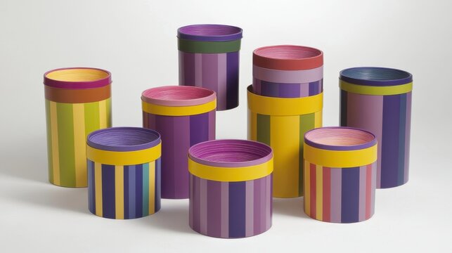 Crayola Crayon Boxes in Pyramid Arrangement