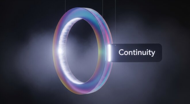Pale Ethereal Mist Ring Next to Continuation Text