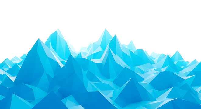 Abstract geometric 3D mountain landscape blue low poly style background with mountain abstract geometric landscape triangle background polygonal minimalist topography structure geometry