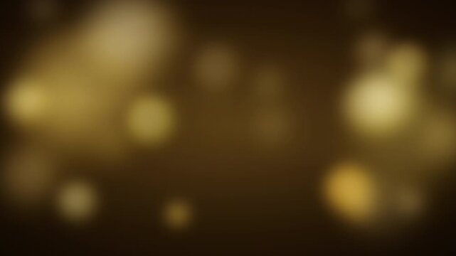 Soft Cinematic Vintage Gold Bokeh Overlay