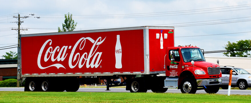 Coca Cola Delivery Truck, VA, USA