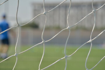 rete di una porta di un campo da calcio © Andrea_Veneziano