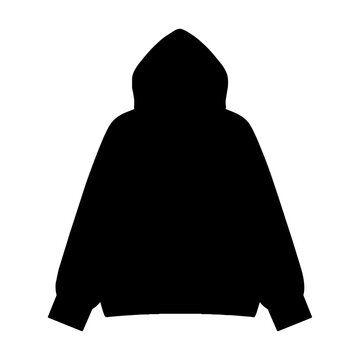 Technical fashion drawings of minimalist activewear like a hoodie, t-shirt, joggers, and leggings, isolated on white. Apparel design template