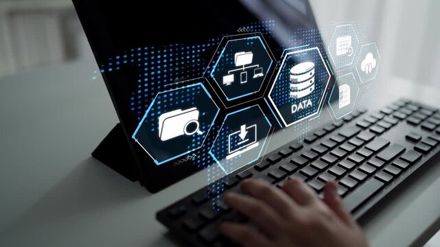 Cloud computing, cloud strategy, and cloud technology transforming digital infrastructure with scalable services, secure data storage, and cloud-based digital business solutions. Muxer