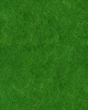 Seamless green grass texture with aerial top view of natural lawn, lush turf background for football field, sports pitch, garden landscape and outdoor design