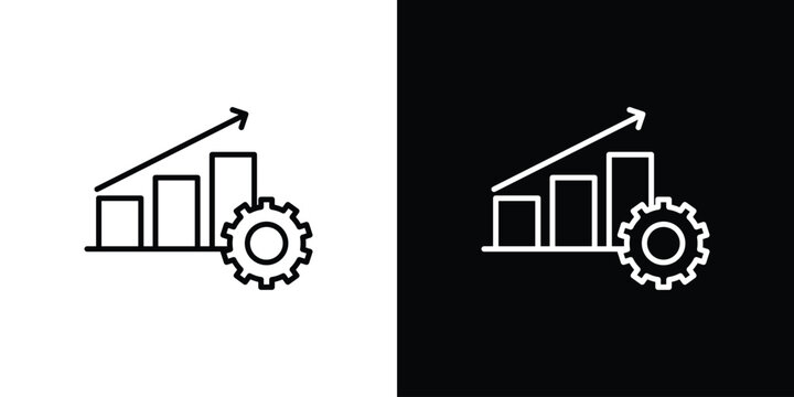 Productivity icon vector logos kit. EPS10