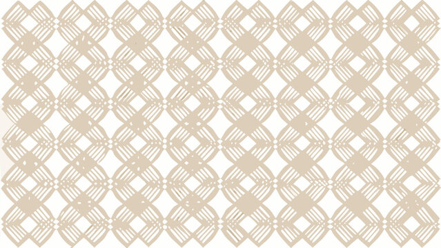 Interlocking circle pattern on a white background geometric tessellation