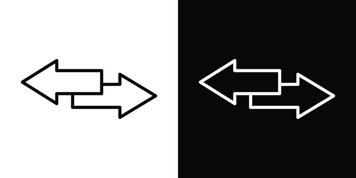 Transfer arrows icon