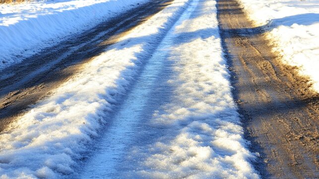 Gigapixel Winter Road