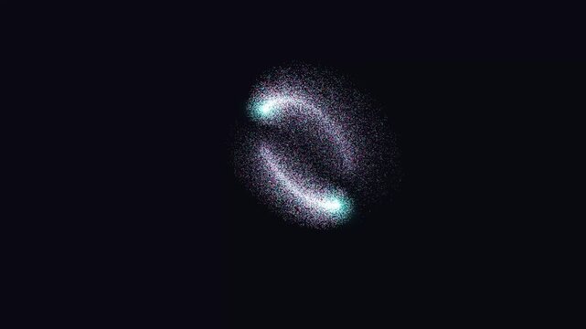 Procedural art spiral galaxy collision image featuring arp 272, bright stars, cosmic dust in dark space, ideal for science publications, astronomy blogs.