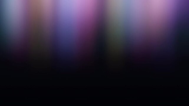 Atmospheric Top-Down Multicolored Light Leaks