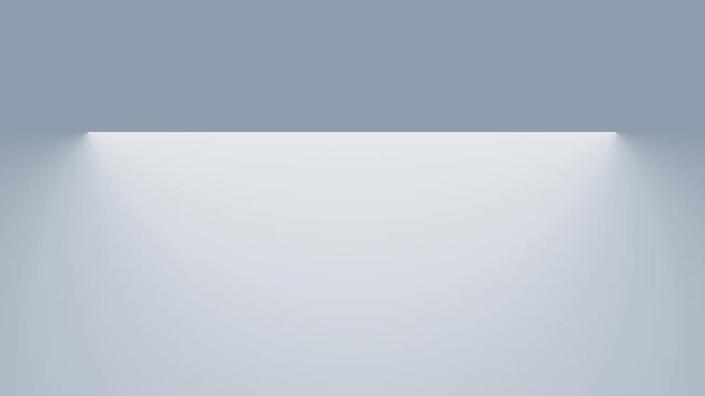 Light Glow Expanding on Aesthetic Slate Blue-Gray Background, Video Loop