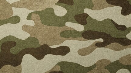 Fototapeta premium Camouflage Pattern Fabric Texture Background