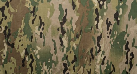 Fototapeta premium Camouflage pattern fabric texture background