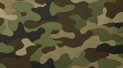 Fototapeta premium Camouflage pattern fabric texture close up.