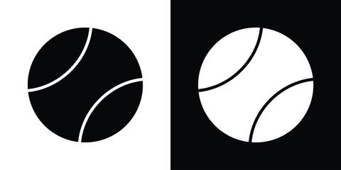Obraz premium Tennis ball icon