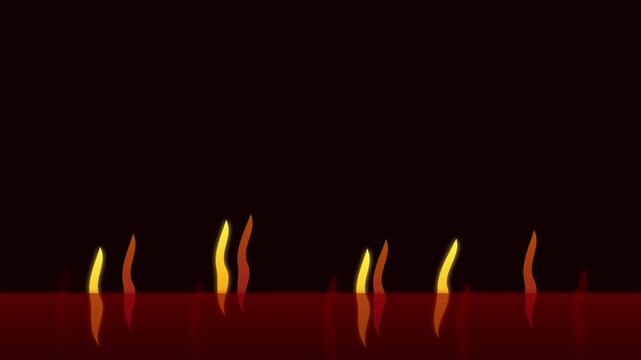 dynamic fire flame abstract vector motion background