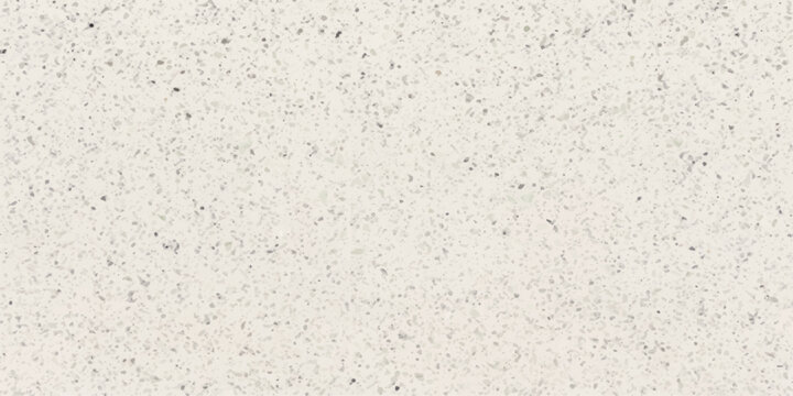 A close-up macro shot reveals the intricate texture of a light speckled surface, possibly granite or quartz, showcasing a subtle pattern of light and dark particles against a creamy background.
