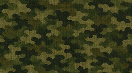 Fototapeta premium Green Camouflage Pattern Background