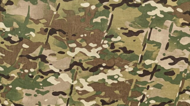 Multicam Camouflage Pattern Fabric Texture Background