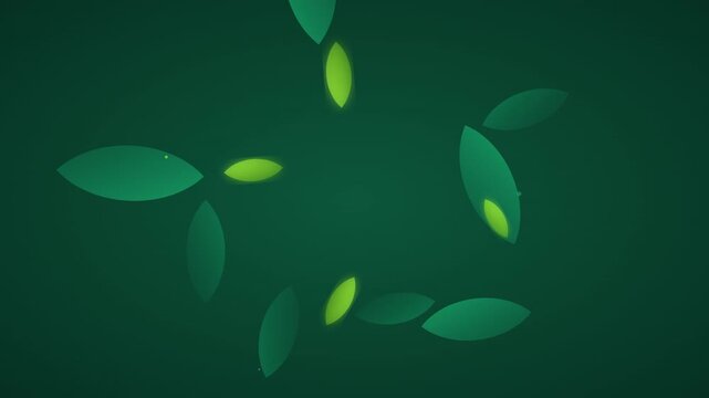 eco friendly green nature leaf abstract motion