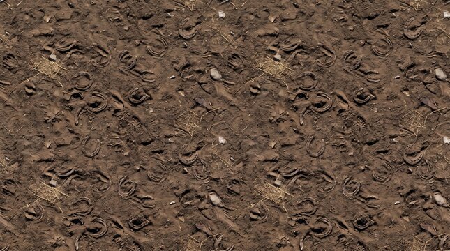 American pattern of natural dark soil earth texture background with american background agriculture fragment composition