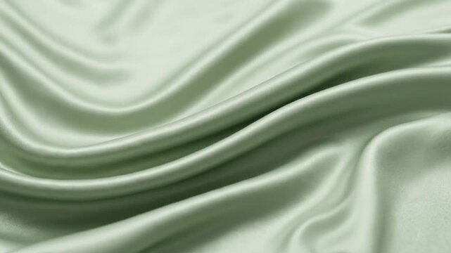 Abstract elegant sage green silk fabric background
