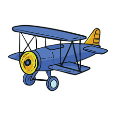 Vintage Airplane Aviation Icon © nikagraphic