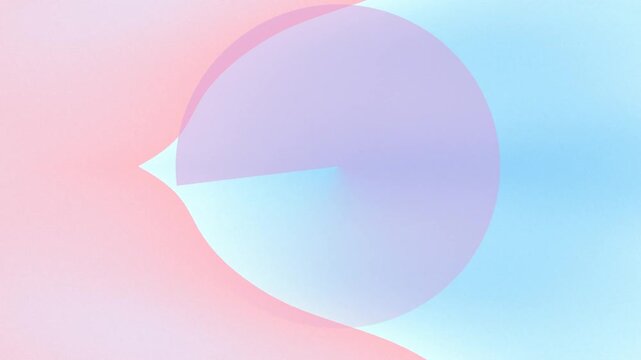 Pink Circle Shape On Soft Background