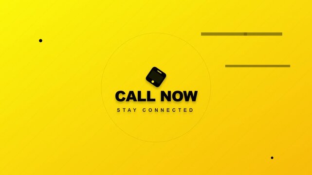 energetic yellow and black mobile tilt vector animation