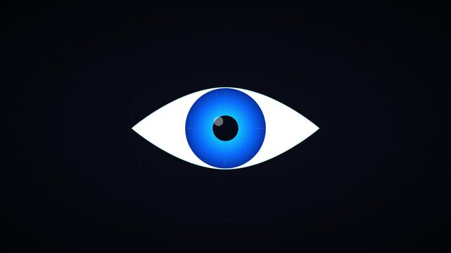 eye vision view visibility watch animated icon