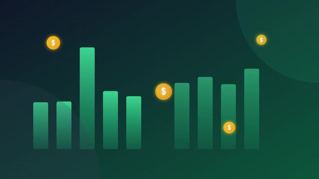 Financial Literacy Economic Stock Market Learning Animation