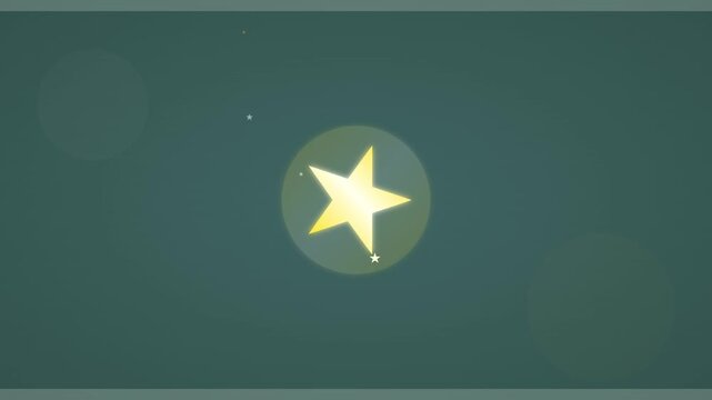 Five Star Rating Success Review Motion Animation