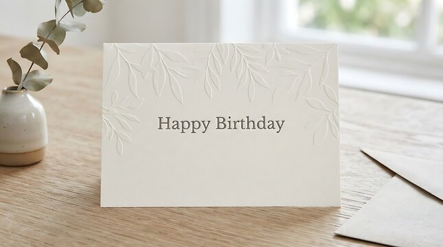 Happy birthday greeting card