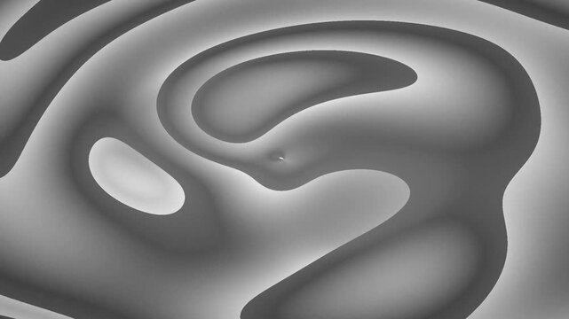 Abstract grayscale swirls and shapes forming a fluid pattern