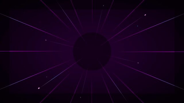 fuchsia pink optical beam energy motion graphic