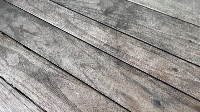 Grey rustic wooden board surface texture animation