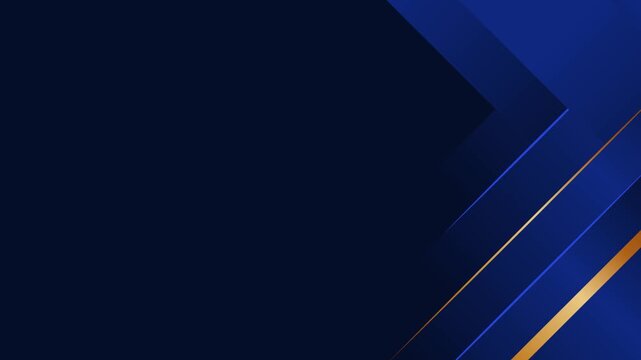 Abstract Blue Gold Background Loop