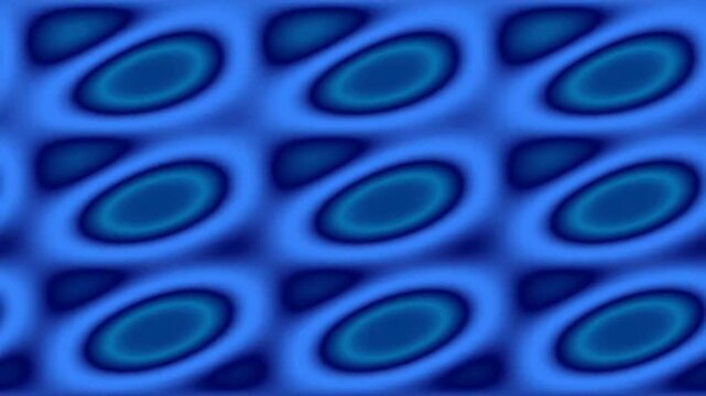 Abstract Blue Waves Shaping in Deep Ocean Lighting