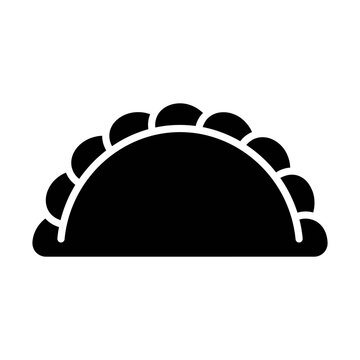 pierogi glyph icon