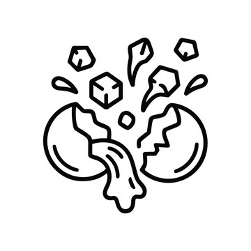 Cracked Egg Exploding Ingredients Icon