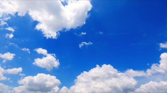 Timelapse of dramatic cloud formations moving across an open sky, creating dynamic natural patterns and changing atmospheric conditions.