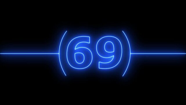 75 to 0 second modern digital countdown timer neon light style on black background, 75 seconds simple countdown timer. Dynamic 75s Countdown Animation Engaging Timer Visuals for Events. 4k video