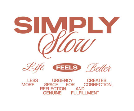 Inspirational Minimal Typography Graphic for T-Shirt and Print, Aesthetic Streetwear Quote Lettering Vector Design