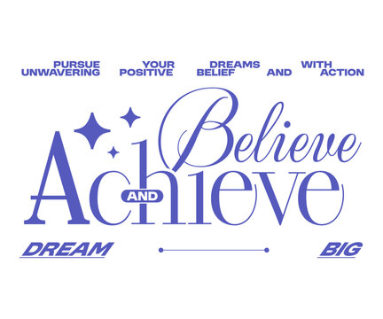 Minimal Typography Quote Design for Urban Streetwear T-Shirt and Poster, Motivational Inspirational Apparel Lettering Vector