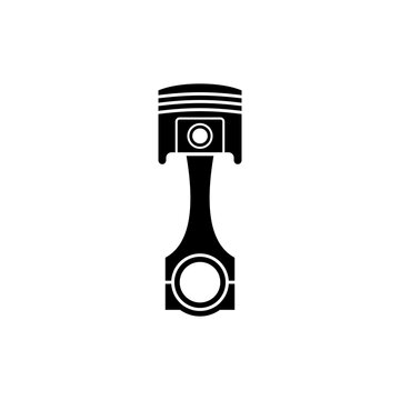 piston logo icon illustration