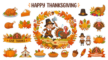Fototapeta premium thanksgiving, autumn, pilgrim