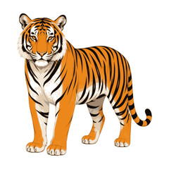 Fototapeta premium tiger vector illustration