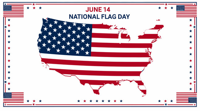 usa national flag day, american flag map